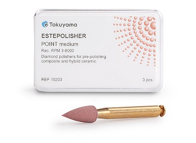 Packaging and contents of the ESTEPOLISHER POINT medium