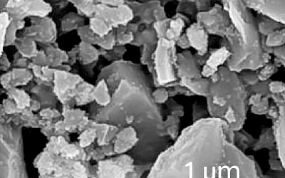 SEM-afbeelding (vergroting 20.000x) Venus Diamond Flow, Kulzer