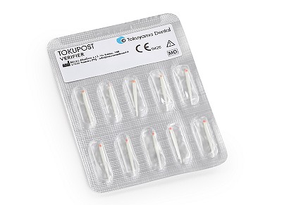 Verpackung mit Inhalt des TOKUPOST Verifiers 95