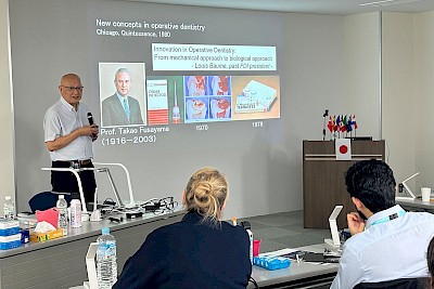 Vortrag von Prof. Junji Tagami während des Tokuyama Master Course 2026