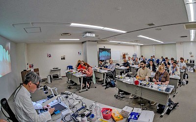 Gesamte Teilnehmergruppe des Hands-on Kurs im Rahmen des Tokuyama Master Course 2026
